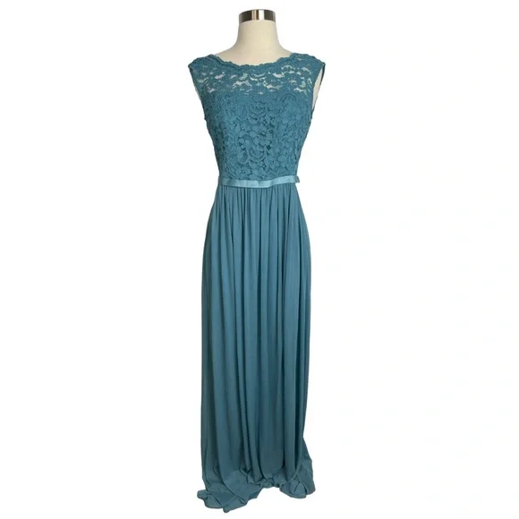 teal bridesmaid dresses david's bridal David's Bridal Style 83690 Size 4 Woman's